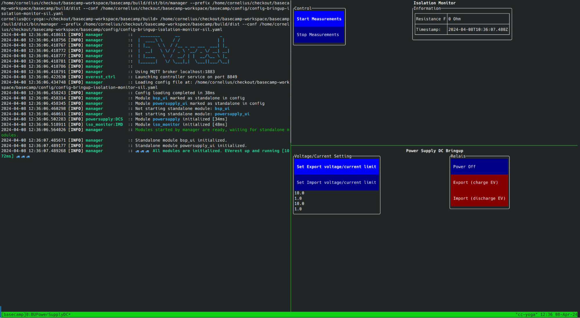 BUIsolationMonitor Bring-Up
